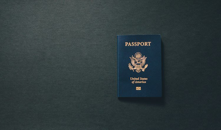 Passport representing immigration documentation