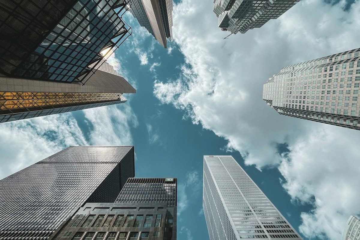 Office towers in Toronto's financial district; illustrative photograph.